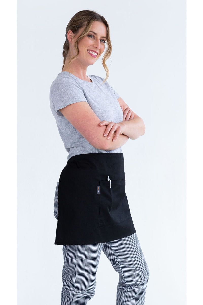 Prochef 1/2 Black Waist Apron