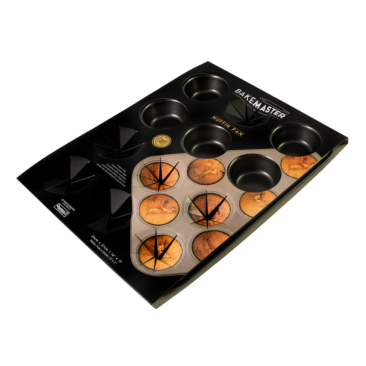 Bakemaster 12 Cup Muffin Tray