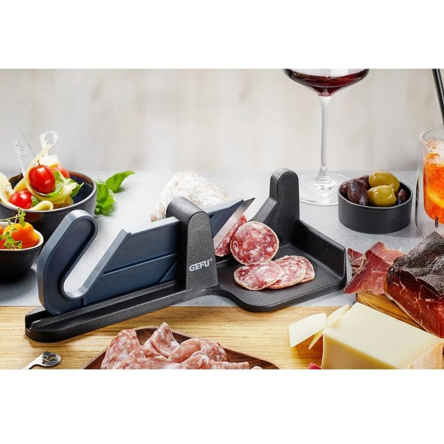 Gefu Tranche Stainless Steel Sausage & Food Slicer - Black