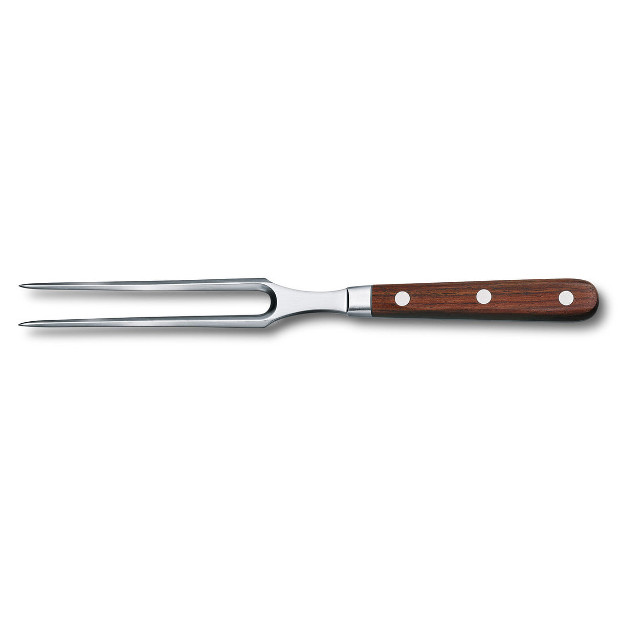 Carving Fork, 15cm, 3 Rivet Wood Handle