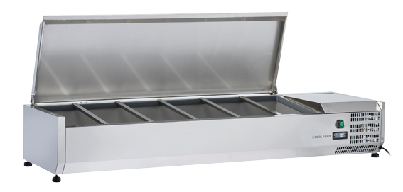 1500 Refrigerated Ingredient Well Stainless Steel