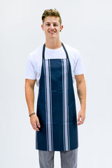 Aussie Chef Nylon Bib Apron Navy