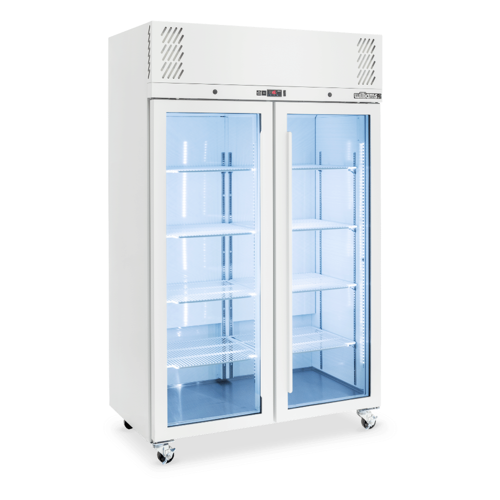 Williams 2 Door Upright Fridge | PEARL