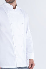 Prochef Jacket White Long Sleeve | Classic Style