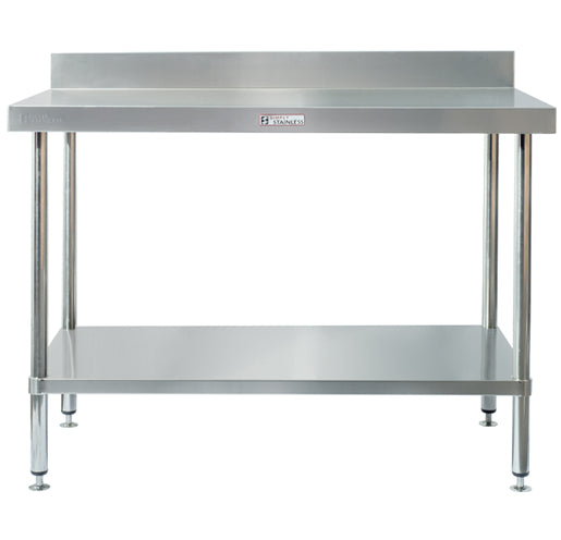 Stainless Steel Workbench With Splashback