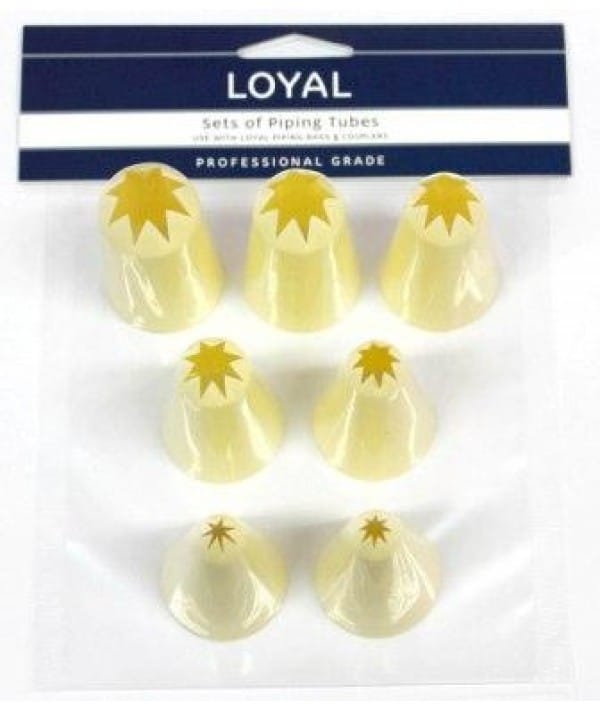 LOYAL Star Piping Tube 7Pc Set (3-15mm)