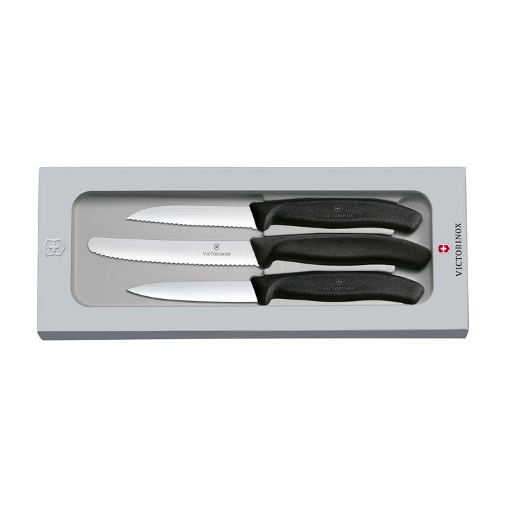 Victorinox 3 Piece Black Nylon Paring Set