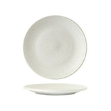 Zuma Frost Round Plate 210mm - Ribbed