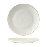 Zuma Frost Round Plate 265mm - Ribbed