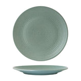 Zuma Mint Round Plate 265mm  - Ribbed