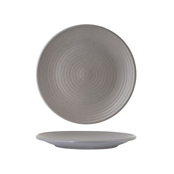 Zuma Haze Round Plate 210mm - Ribbed