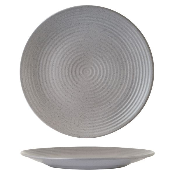 Zuma Haze Round Plate 310mm - Ribbed