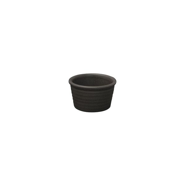 Zuma Charcoal Ramekin - Ribbed