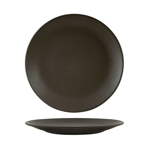 Zuma Charcoal Round Coupe Plate 230mm