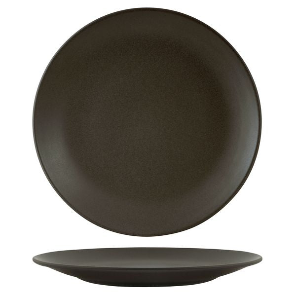 Zuma Charcoal Round Coupe Plate 310mm