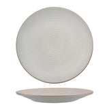 Zuma Mineral Round Plate 310mm - Ribbed