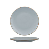 Zuma Bluestone Round Plate 210mm - Ribbed