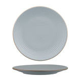 Zuma Bluestone Round Plate 265mm - Ribbed