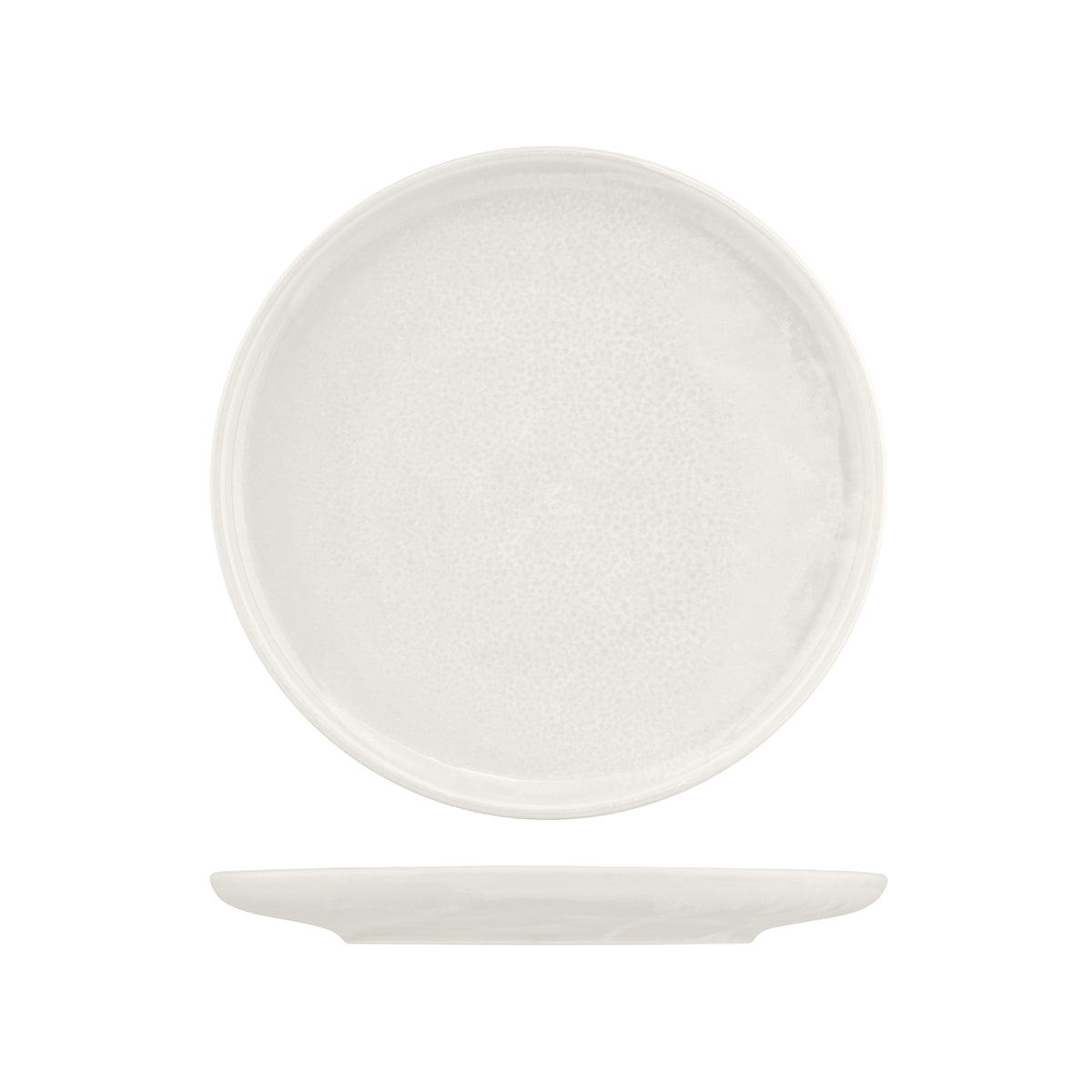 Moda Porcelain Snow Round Plate 200mm