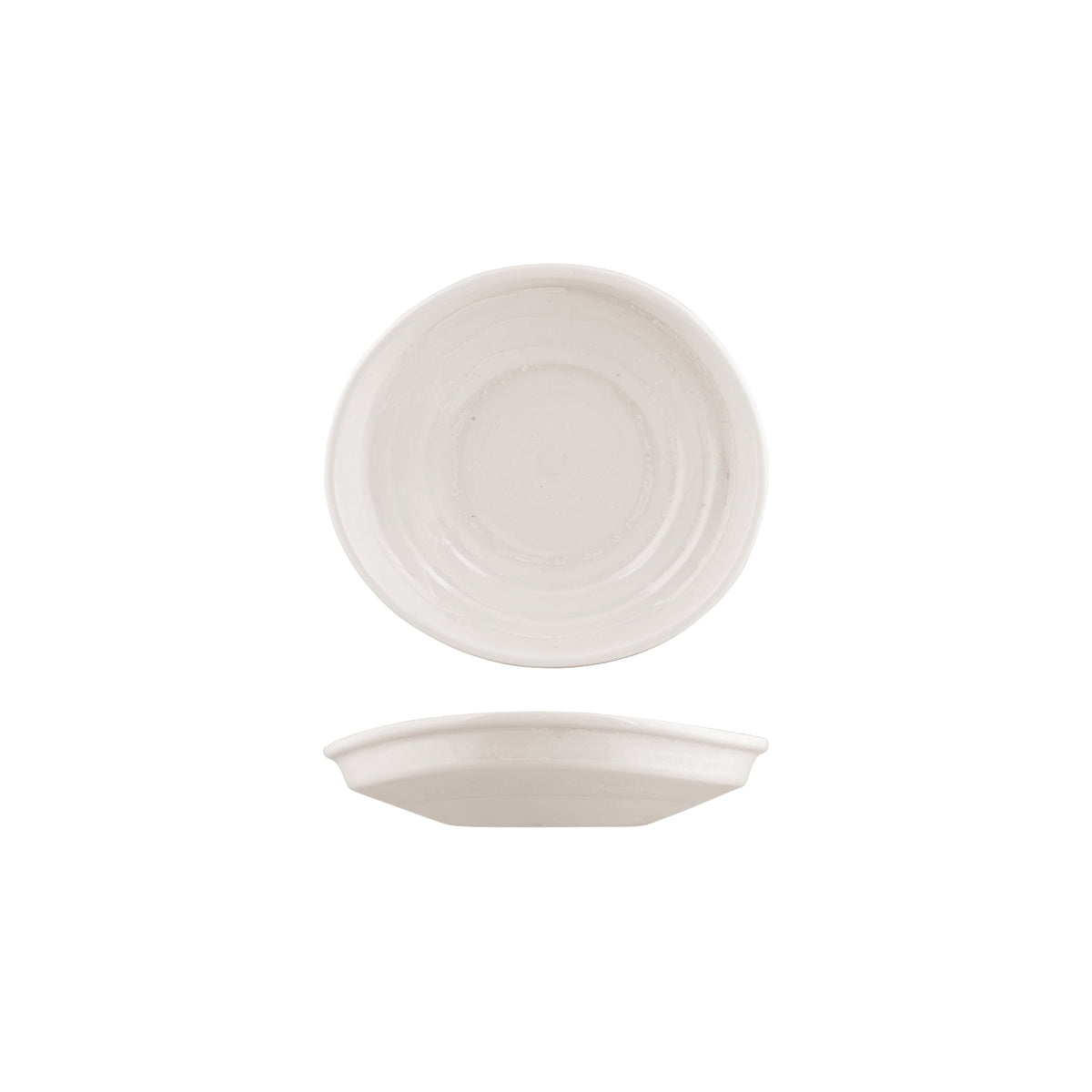 Moda Porcelain Snow Organic Bowl