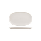 Moda Porcelain Snow Oval Coupe Plate