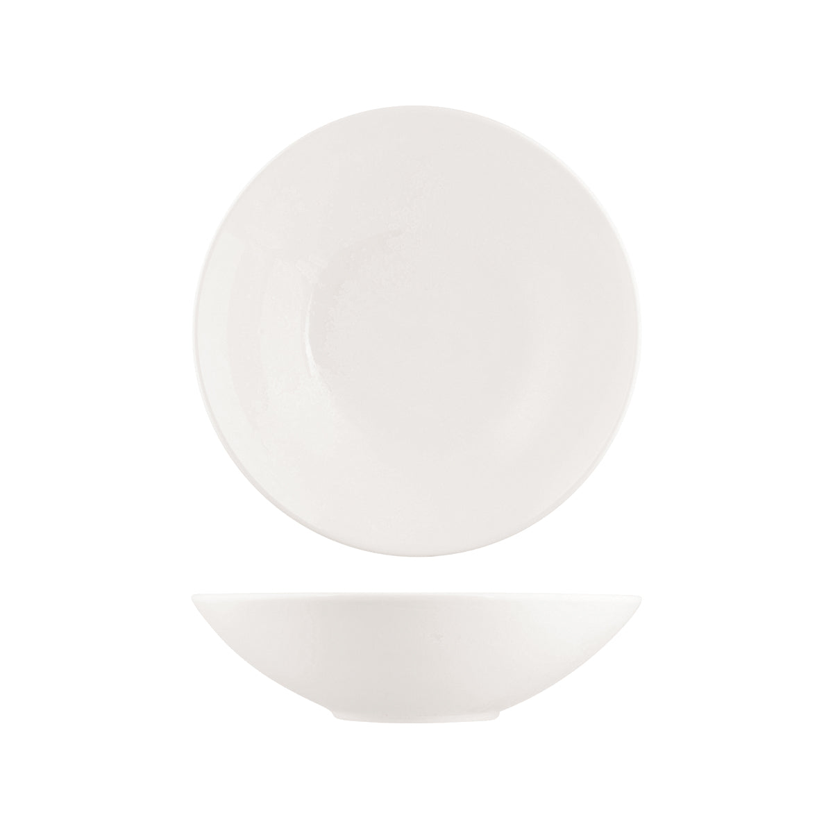 Moda Porcelain Snow Round Deep Bowl