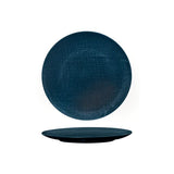 Luzerne Navy Blue Linen Round Plate 210mm