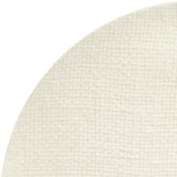 Luzerne Reactive White Linen Round Flat Coupe Plate 210mm