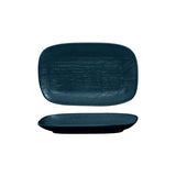 Luzerne Navy Blue Linen Oblong Plate