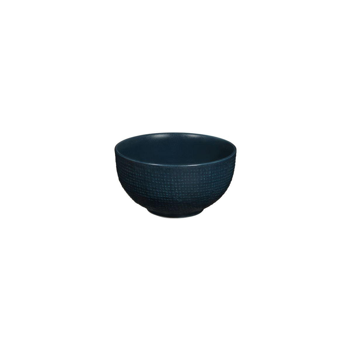 Luzerne Navy Blue Linen Round Bowl