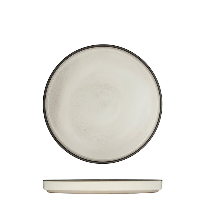 Luzerne Mod Dusted White Round Stackable Plate 200mm