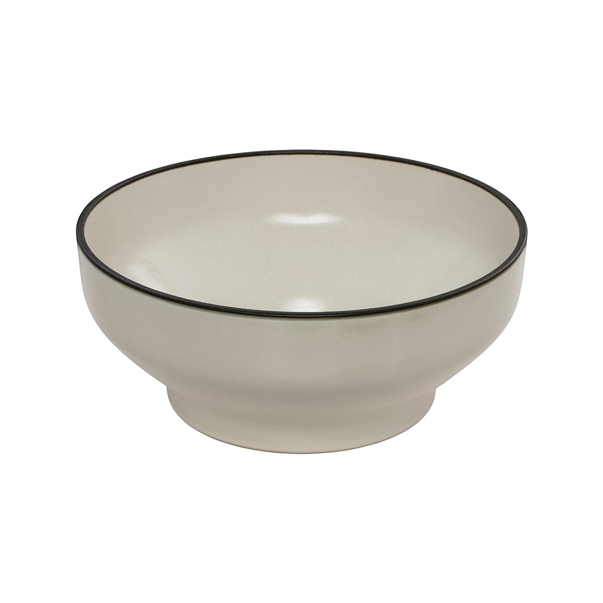 Luzerne Mod Dusted White Round Bowl