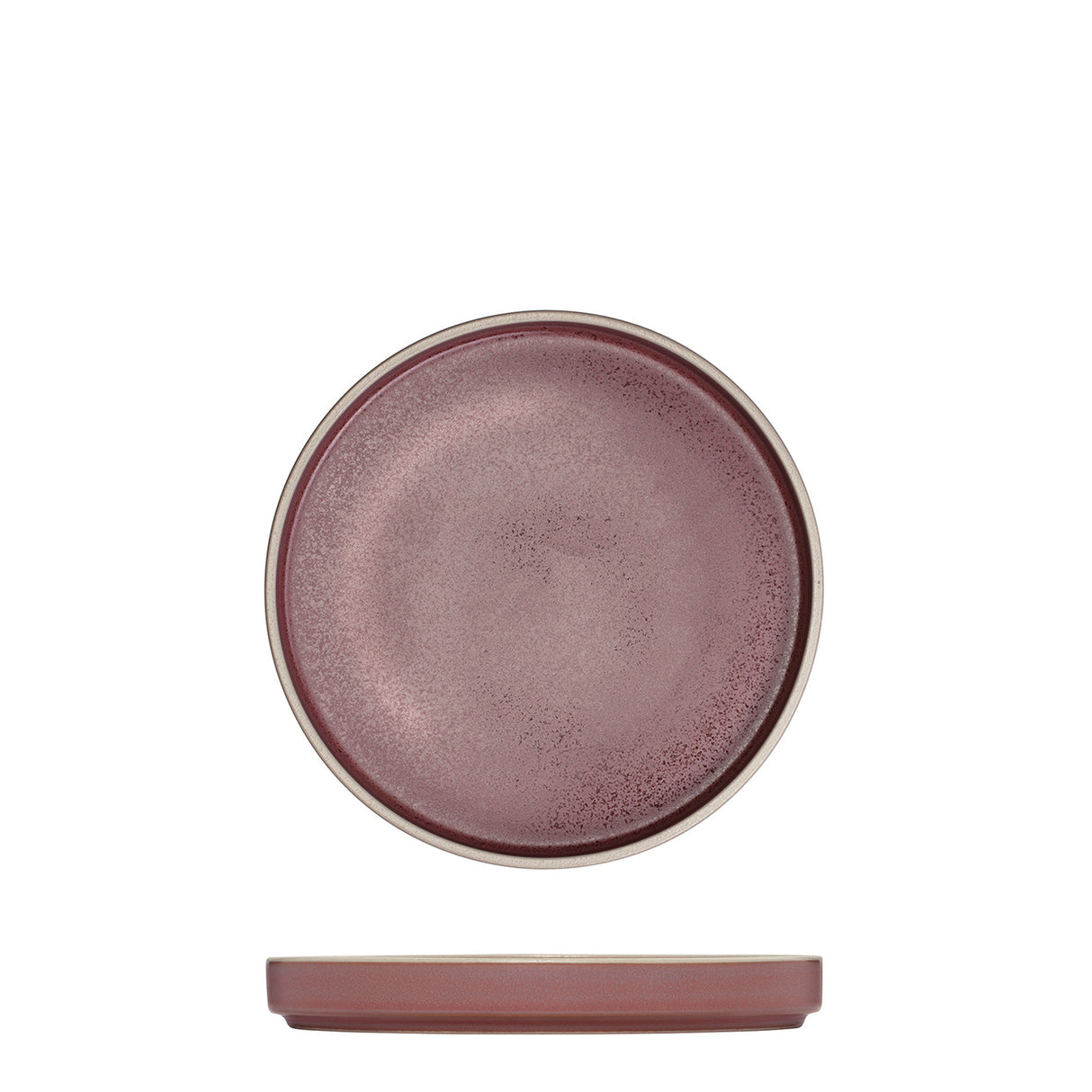 Luzerne Mod Smokey Round Stackable Plate 160mm