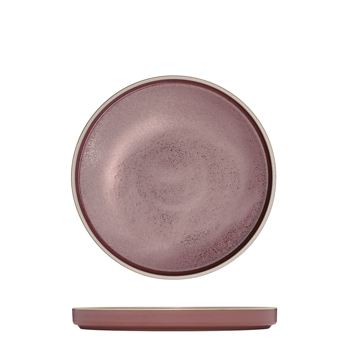 Luzerne Mod Smokey Round Stackable Plate 200mm