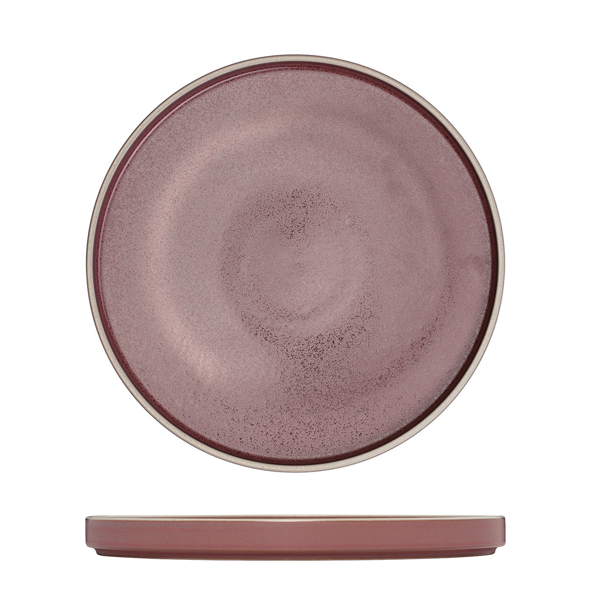 Luzerne Mod Smokey Round Stackable Plate 235mm