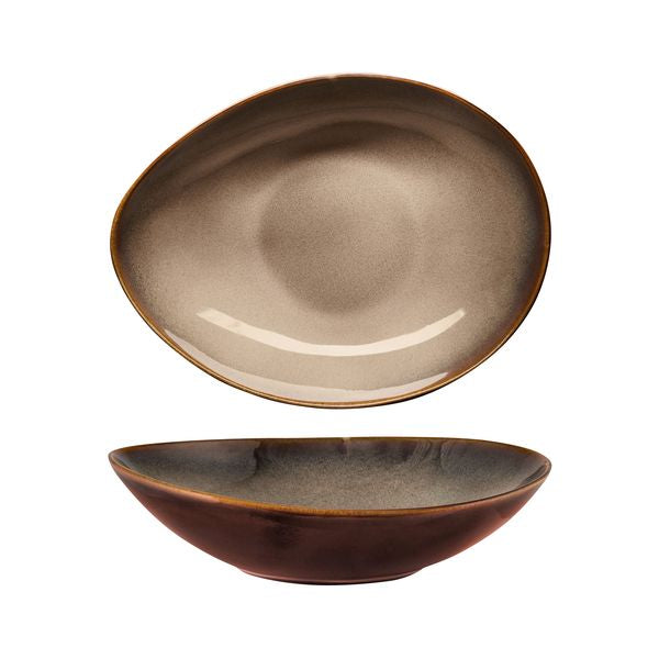 Luzerne Rustic Sama Oval Share Bowl