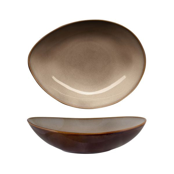 Luzerne Rustic Sama Oval Share Bowl