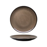 Luzerne Rustic Chestnut Round Coupe Plate 265mm