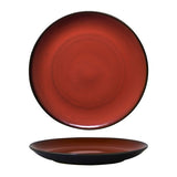 Luzerne Rustic Crimson Round Coupe Plate 310mm