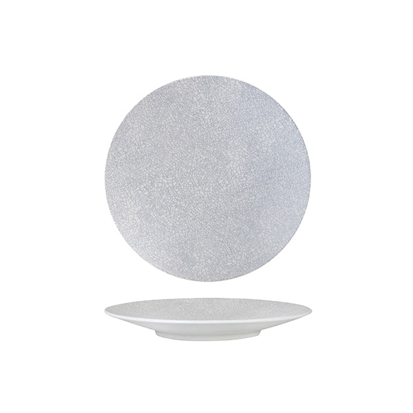 Luzerne Zen Grey Web Round Plate 205mm