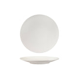 Luzerne White Swirl Round Coupe Plate 205mm