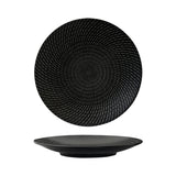 Luzerne Zen Black Swirl Round Coupe Plate 275mm