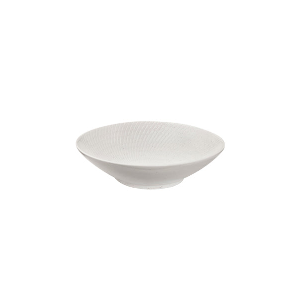 Luzerne White Swirl Round Bowl 210mm