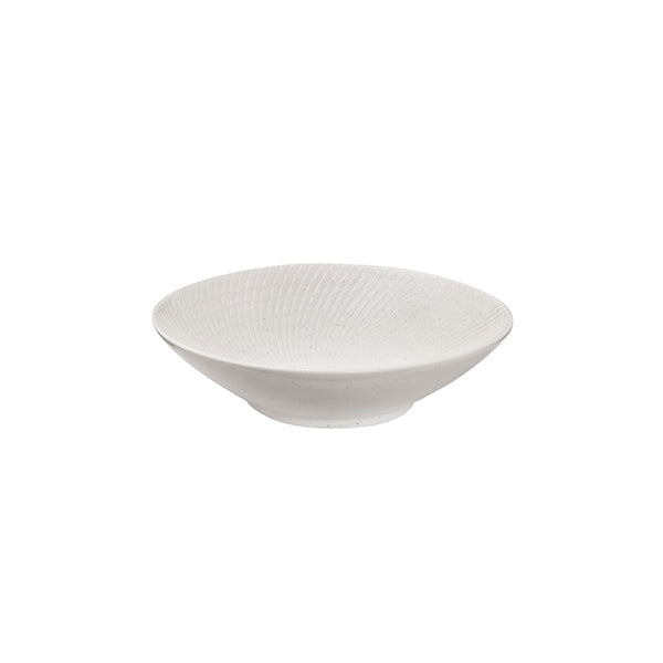 Luzerne White Swirl Round Bowl 240mm