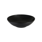 Luzerne Zen Black Swirl Round Bowl