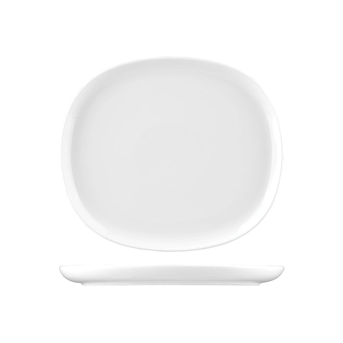 Ora White Oval Coupe Plate 285mm (6)