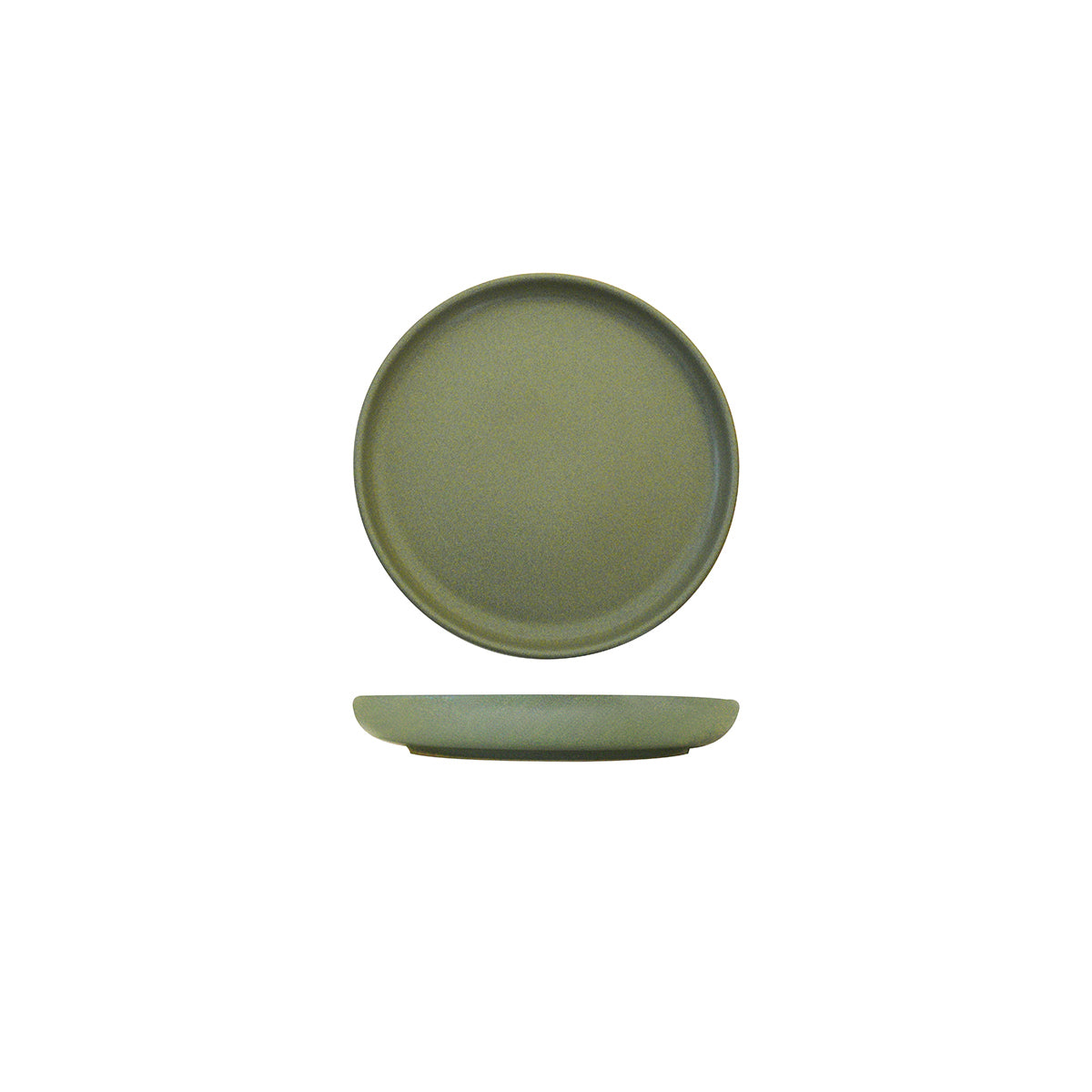 Eclipse Uno Green Round Plate