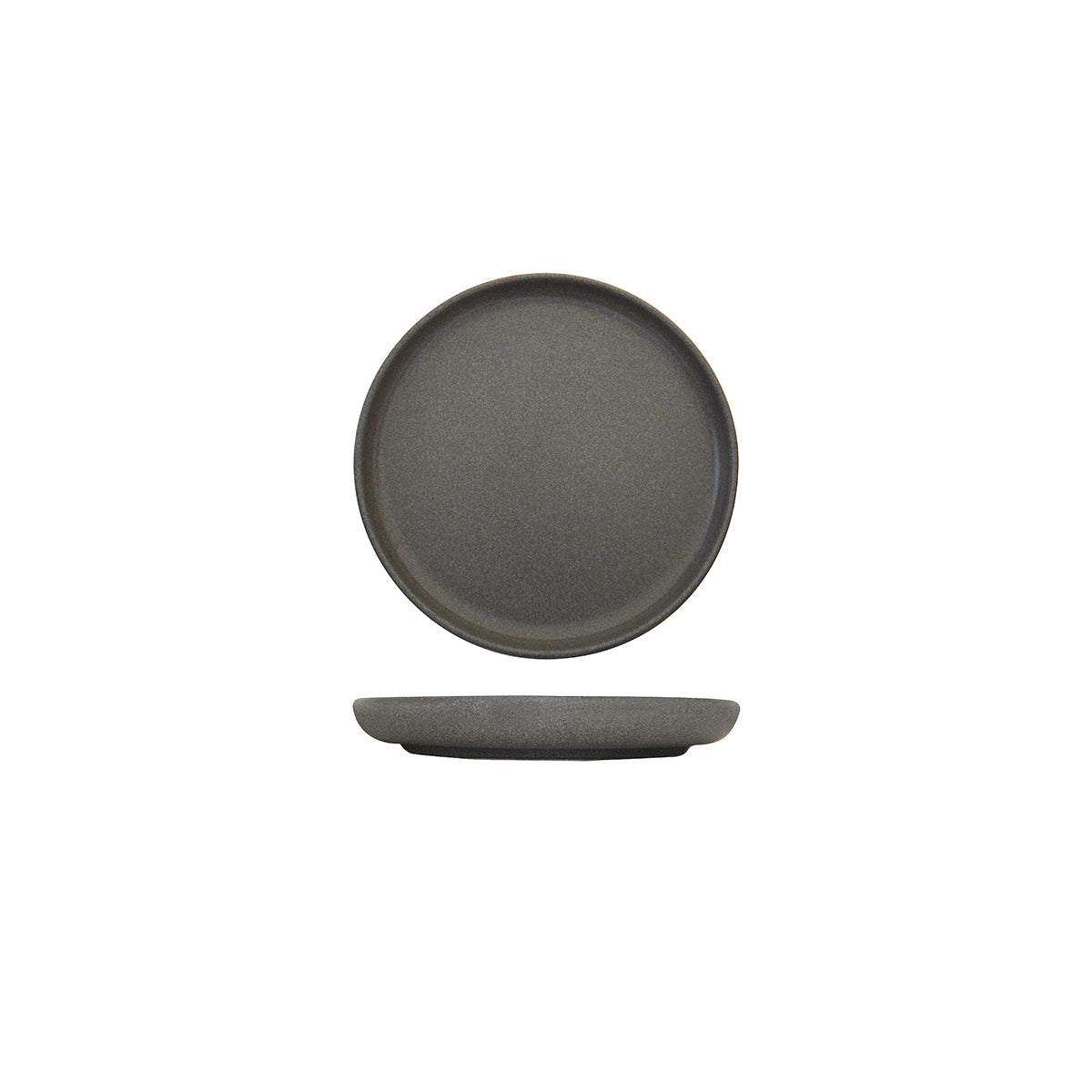 Eclipse Uno Dark Grey Round Plate