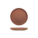 Eclipse Uno Brown Round Plate