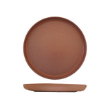 Eclipse Uno Brown Round Plate